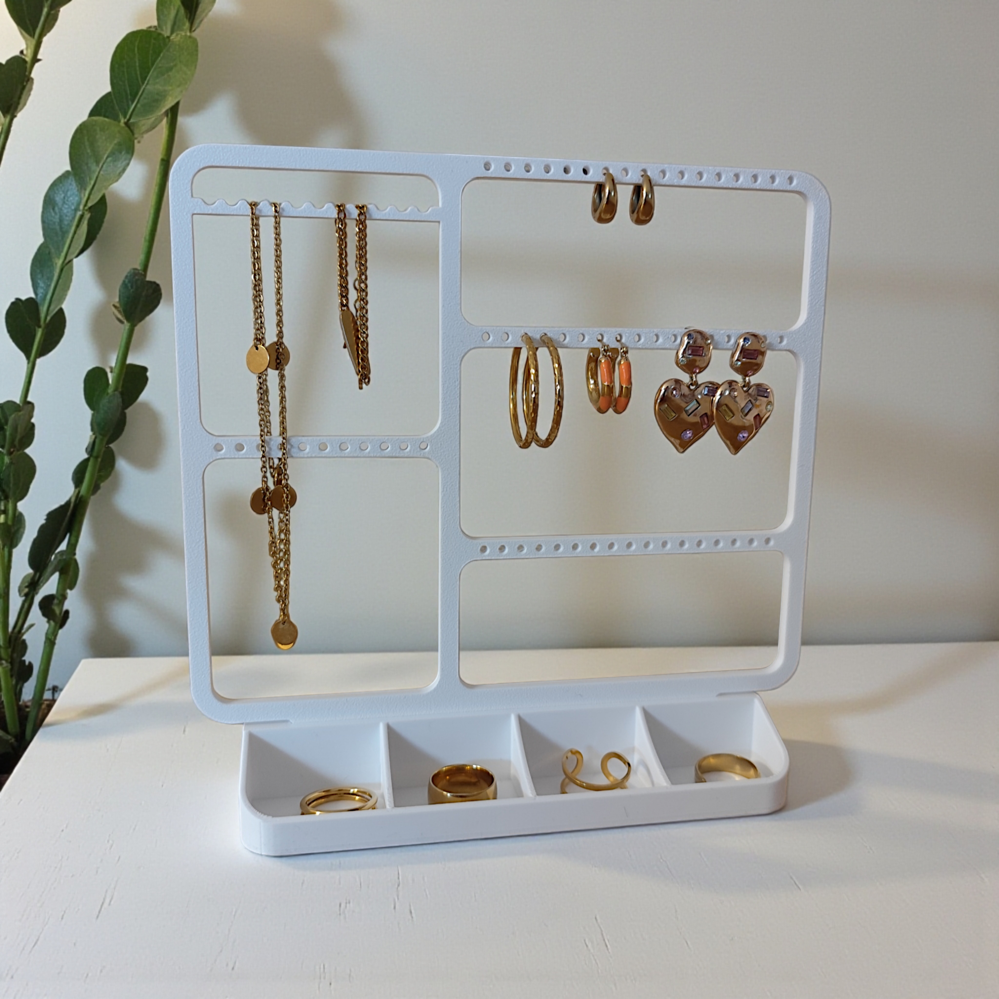 Modern Jewelry Organizer - Top View